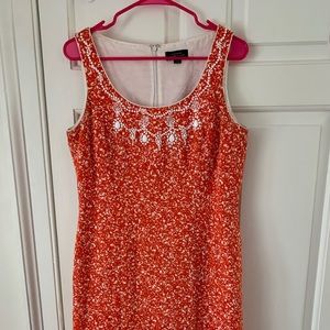 Gorgeous Business Casual Orange TAHARI Dress